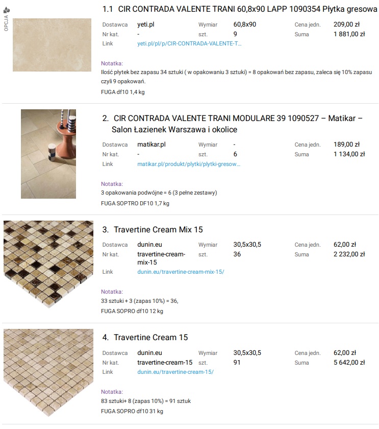 Strona glowna lista zakupowa 6sciandesign