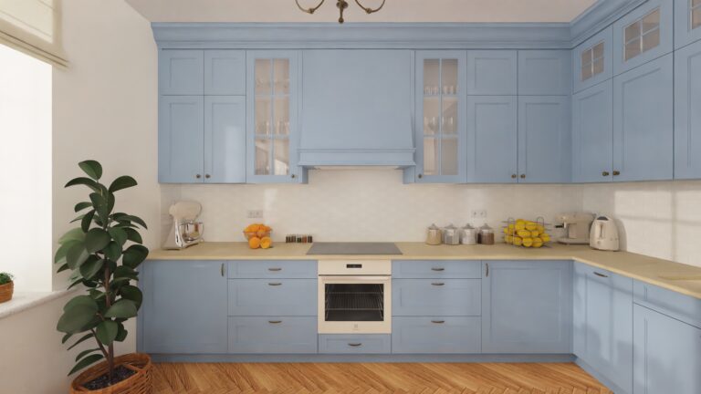 kuchnia błękit